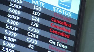 Hundreds of flights delayed, canceled after Christmas at Orlando International Airport