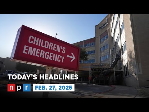 1 Child Dead, More Than 20 Hospitalized In Texas Measles Outbreak | NPR News Now