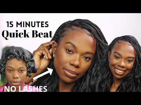 How To - Quick 15 Minutes Makeup Look  For Work and School- Makeup for Brown Skin Women