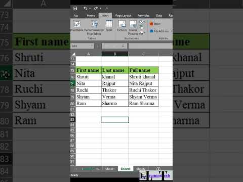 Add Multiple Rows In Excel #shortsvideo #exceltips @learningtech1