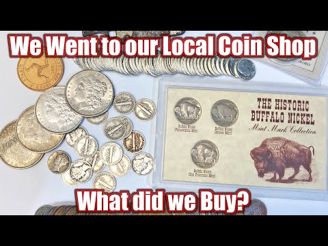 We went to our local Coin shop today! What did we buy? #silvercoins #morgandollar