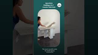 SpaceSave Folding 4 in 1 Console Table