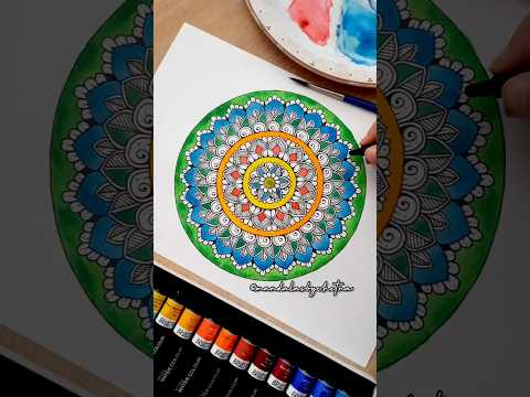 Transforming Layouts with Patterns and Colors😍❤️ #colourfulmandalaart #mandalatherapy