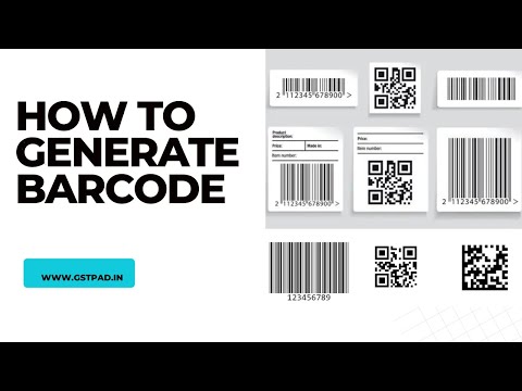 How To Generate Barcode