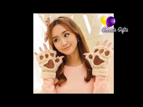 KITTY CAT PLUSH PAW GLOVES GIVEAWAY