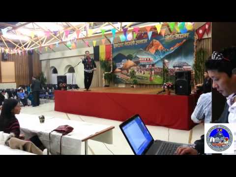 Nepali Dashin 2012 Belgium Brugge , Kiran KC (Ratamakai) Sing a song
