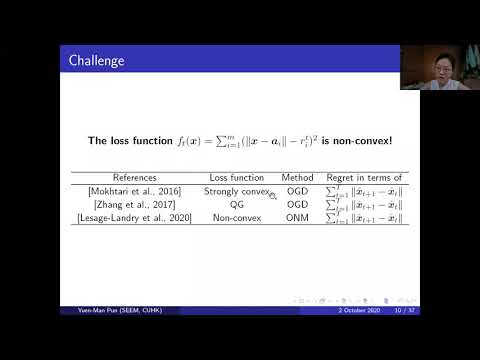 Yuen Man Pun, Dynamic Regret Bound for Time of Arrival Based Tracking Problem