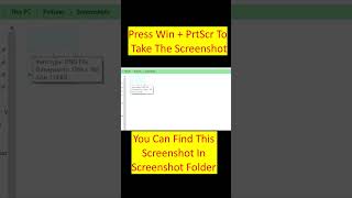 How to take Screenshot In PC #subscribe #techknowledge #technology @DSTechnicalKnowledge