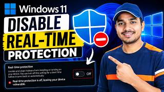 How to Turn off real time protection in windows 11