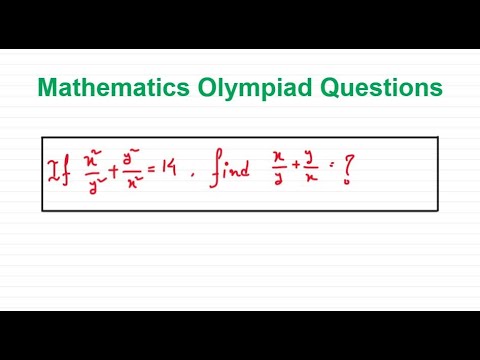 Most Common Question In Math Olympiad || Algebra || Math #viral #matholympiadquestion #basicalgebra