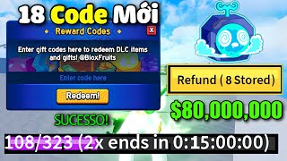 Tổng Hợp 18 CODE X2 Kinh Nghiệm Và RESET Chỉ Số STAT Mới Nhất Trong Blox Fruit | Roblox