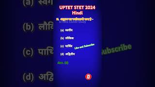 UPTET STET 2024 Hindi #uptet #uptetexam #stet #uptet2024