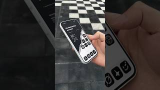 Black & white ripped wallpaper & minimal widgets! #iphone17  #iphonecustomization #widgets #shorts