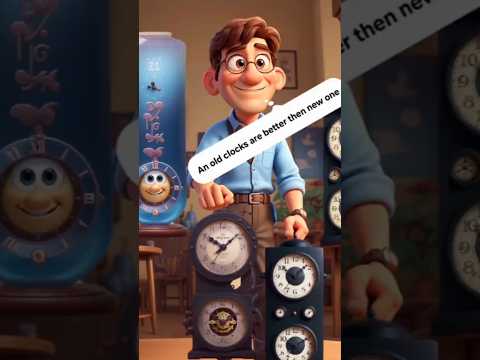 An old clocks are better then new one #HappyMind #KidsEducation #CreativeKids #animation  #creative