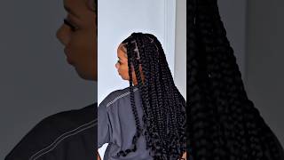 ✨ Easy Jumbo Box Braids on Fine Natural Hair✨