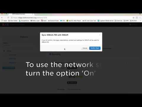 StationConnect Custom Settings