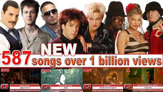 All 587 songs with over 1 billion views   Aug.  2026 №67