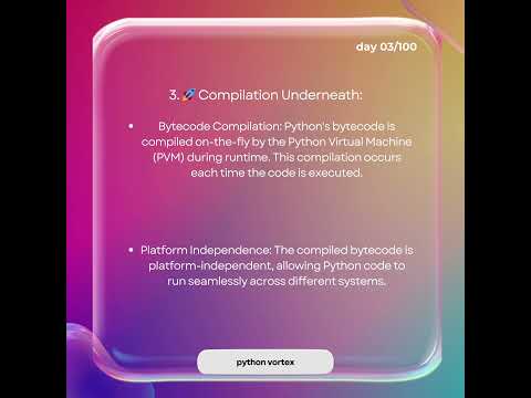 Interpreter vs Compiler #100daysofpython #100daysofcode #technology