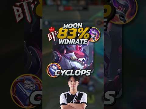 BTK Hoon 83% Winrate Cyclops S34 Build! Mobile Legends #mobilelegends #mlbb #gaming