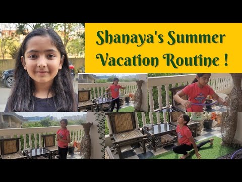 Summer Vacation Routine for kids