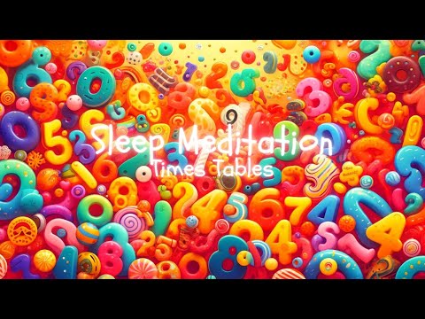Calming Times Tables For Children's Sleep | Best Learning While You Sleep For Kids