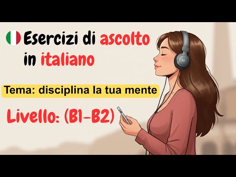 Learn Italian Through Mindfulness | Intermediate Italian Podcast (Real Dialogue & Vocabulary)