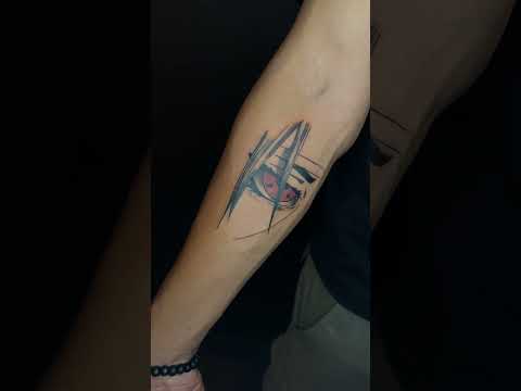 Naruto Sharingan Tattoo | Iconic Anime-Inspired Ink | Epic Tattoo Design #sharingan