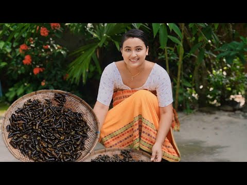 Bodo Dish || Cooking 🐚 River Snails with Black Gram || साम' जों सबाय