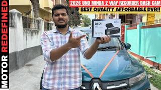 2026 Uno Minda 2 Way Dash Cam DVR Review | Why Every Driver Needs This??