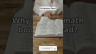 Why did the math book look sad?