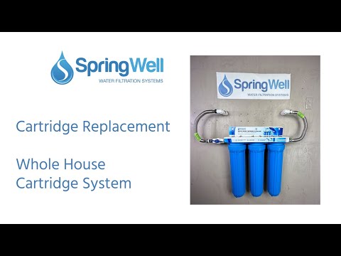 Springwell Whole House Cartridge System - Cartridge Replacement
