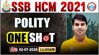 SSB Head Constable (Ministerial) Polity Classes | SSB HCM Polity One Shot | Polity By Ranjeet Sir
