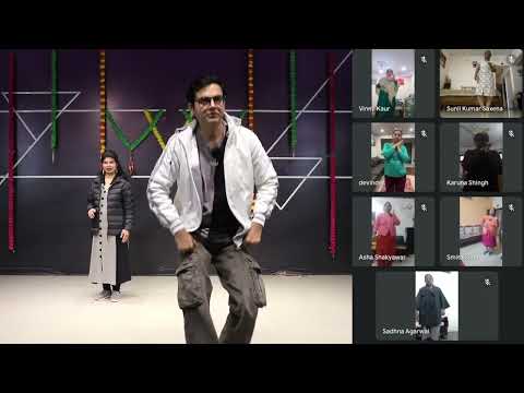 DAY 18 ONLINE DANE CLASS For Beginners And 50+ Age group, Phool Tumhe Bheja Hai Khat Mein Song Dance