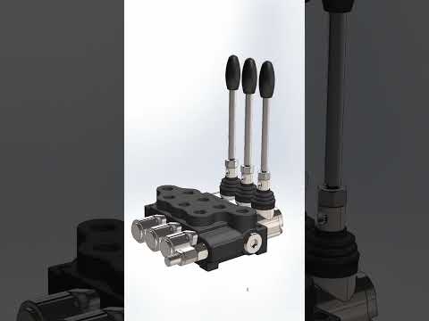 Mono block valve #solidworks2023 #cad #تصميم #مهندس #ميكانيك #cad #mechanic