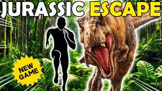 Immersive Interactive Warm-up | 🦖 🚨POV JURASSIC ESCAPE RUN |Viral Challenge🌋 |Fun Workout | Exercise