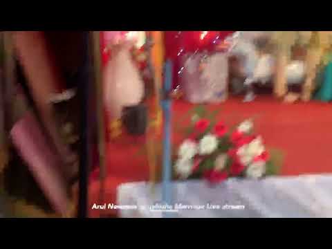 Arul Marriage Reception live stream