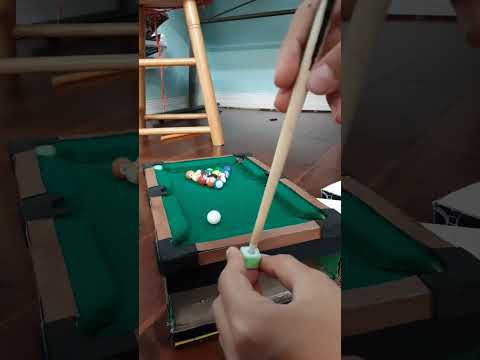Cardboard mini pool table