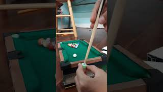 Cardboard mini pool table