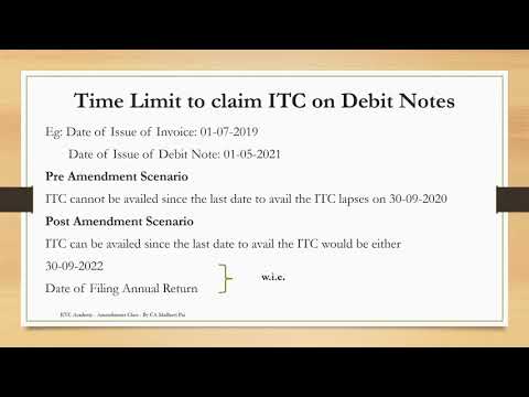 CA Inter - GST amendments by CA Madhavi Pai for December 2021 | KVC Academy.