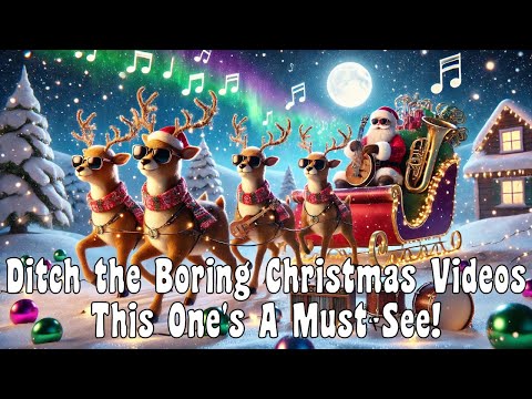 Fun Christmas Song for Kids | The Reindeer Rock and Roll Song Will Get Stuck in Your Head FOREVER!