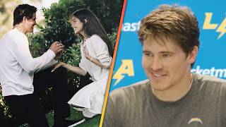 Justin Herbert Reveals ANXIETY Over Madison Beer Proposal