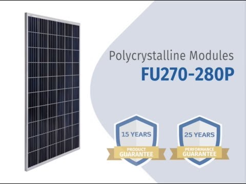 Polycrystalline photovoltaic modules FuturaSun FU260-280P