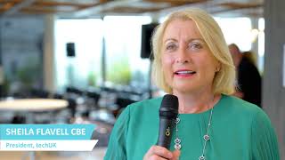 Sheila Flavell CBE, President, techUK - speaking at LTW 2023