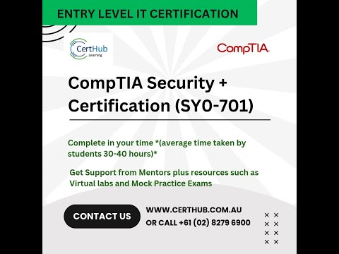 CompTIA Security + Certification (SY0-701) from CertHub