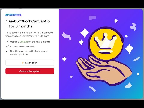 Get 50% off Canva Pro for 3 months