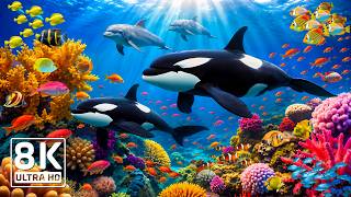 Amazing 8K Ocean Adventure 🐳 Dive Deep and Marvel at Sea Animal in The Best 8K ULTRA HD Aquarium #15