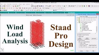 Wind Load Analysis In Staad Pro - Staad Pro Tutorial