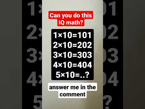 IQ math practise(5).....#maths