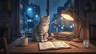 Study With Cat 🐱  Lofi Beats for Deep Focus