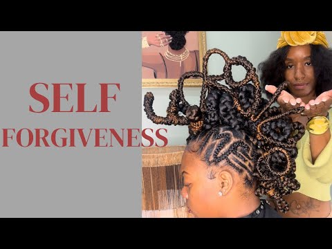 Forgiving and Healing Hair Art Visual | Affirmations